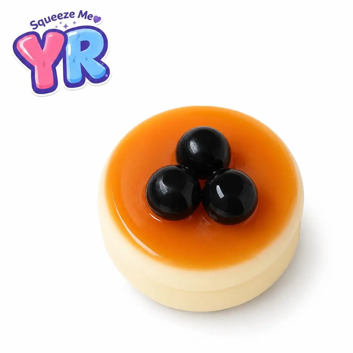 YR Taba Squishy Toy | Super Soft Handmade Blueberry Soufflé | Stress Relief Toy