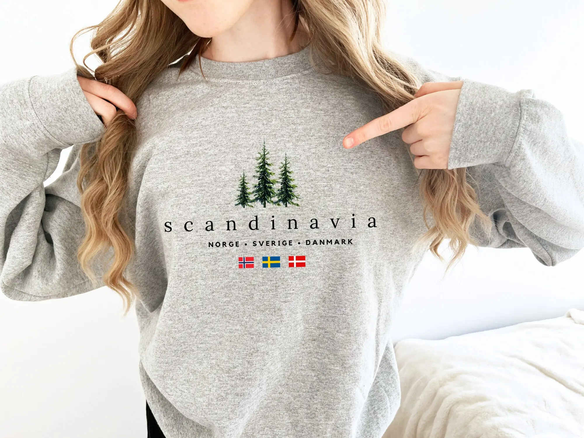 Scandinavia Sweatshirt, Scandi Shirt, Scandinavian Gifts, Norway Sweden Denmark Shirt, Scandinavia Souvenir