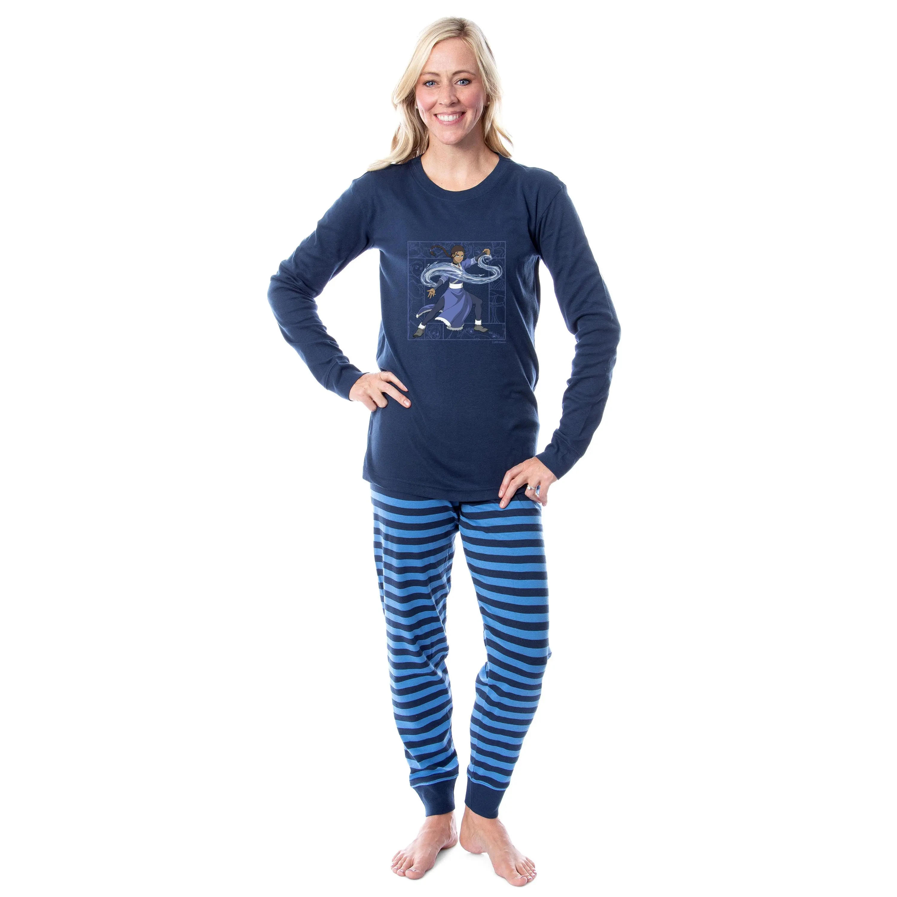 Avatar: The Last Airbender Katara 2 Piece Long Sleeve Pajama Set