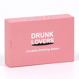 Couples Drinking Game for Date Night, 1/4 Boxes Card Game Sets, Party Board Game, Fun Anniversary or 21st Birthday Party Tabletop Game, Drinking Board Games