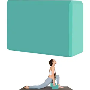 9"x6"x3" Yoga Blocks, Soft Non-Slip Surface Premium Foam Blocks, Supportive, Lightweight, Odor Resistant, Yoga Accessories for Pilates Meditation General Fitness Stretching Toning