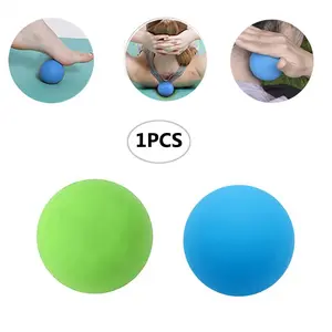 1PCS 6.3CM Massage Lacrosse Balls Fascia Ball Fitness Balls Massage Deep Tissue Foot Back Shoulder Trigger Point Muscle Relax Body Care Shoulder Relaxer