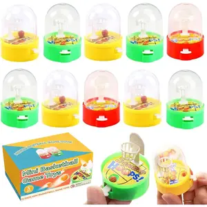 12 Pack Mini Finger Basketball Shooting Game, Party Favors, Basketball Party Decorations, Mini Handheld Desktop Game, Classroom Rewards and Carnival Prizes for Kids