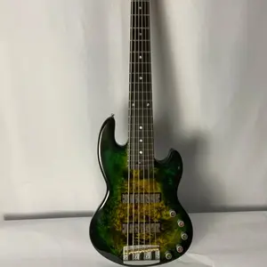 Form Factor Audio Wombat 6 Custom Emerald Burst 35" Scale