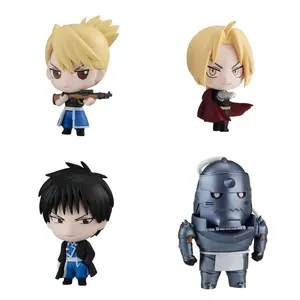 Genuine Gacha Scale Model Fullmetal Alchemist Edward Alphonse Roy Mustang Figurine Ornaments Action Figure Toys