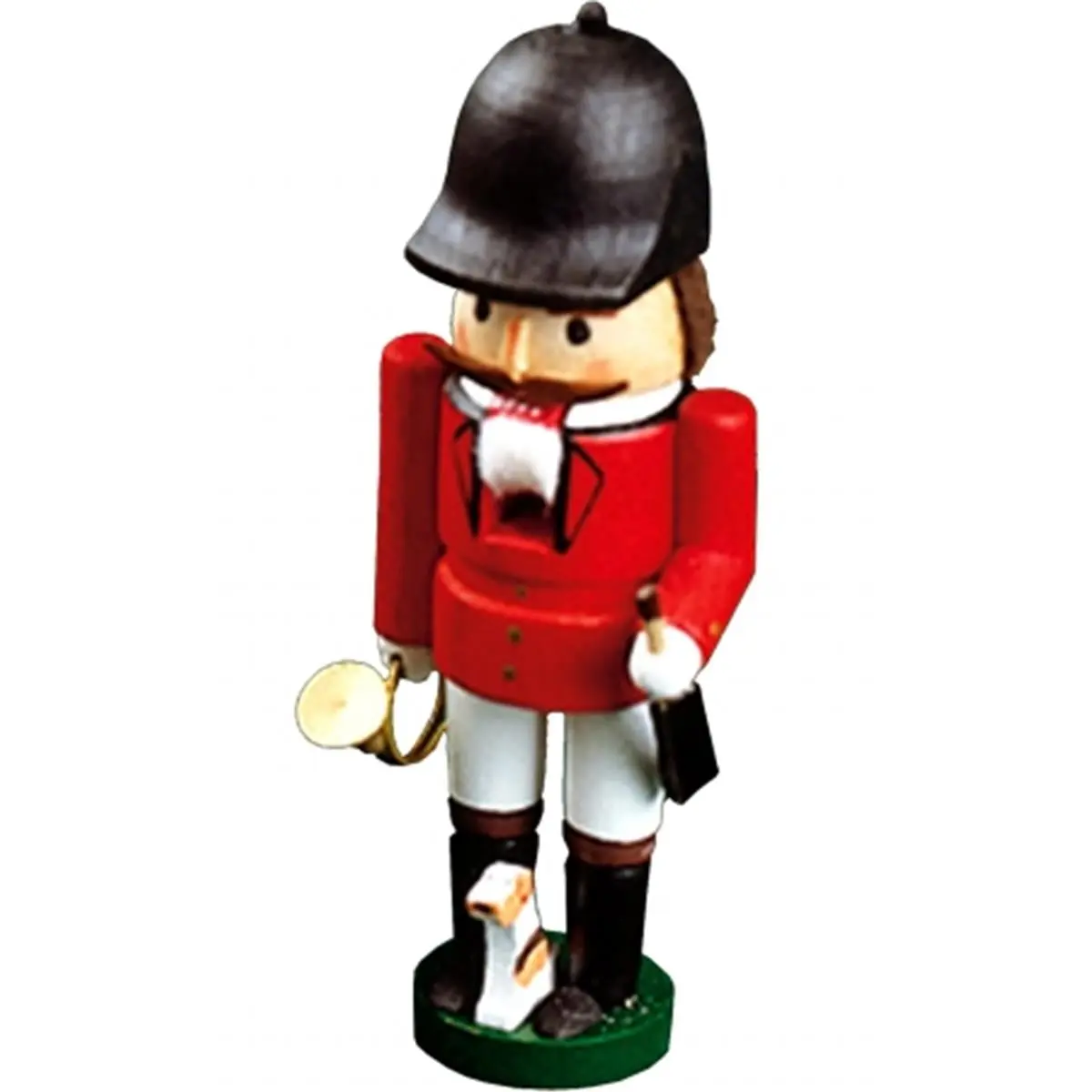 212 MAIN Richard Glaesser Small-Size Rider-Shape Nutcracker Figure, Nutcracker Character, Compact Unisex Christmas Ornament, Festive Home Decor Supply, Richard Glaesser Nutcracker