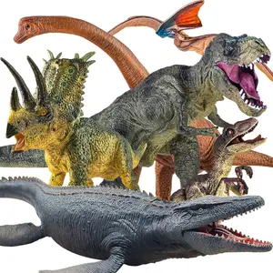 BX-MTS18 6PCS Jumbo Dinosaur Toy Set, Realistic Dinosaur Toys for Kids - Large Dino Playset for Boys and Girls 3 4 5 6 7 Year Old Children Birthday Dinosaur Lovers