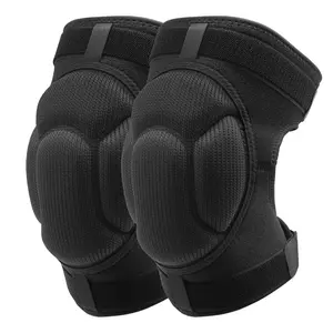 Black High-Density Foam Knee Pads for Sports & Activities - Adjustable Strap, Comfortable & Breathable, Ideal for Dancing, Roller Skating, Cycling, and More, Sports Protection Gear|Adjustable Strap Knee Pads|Breathable Fabric