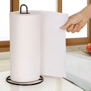 Kitchen Paper Towel Holder Stand, Toilet Paper Holder, Durable Design, Holds Standard & Large Rolls, Convenient Storage Solution for Kitchen Organization