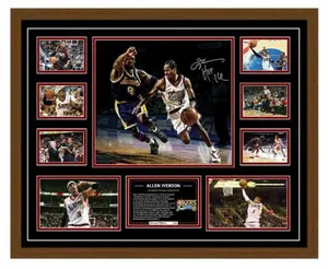 Allen Iverson Philadelphia 76ers Signed Limited Edition Memorabilia Frame