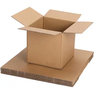 Shipping Boxes Mailers 5x5x5 inches Corrugated Cardboard Small counting Kraft Moving Mailing Box