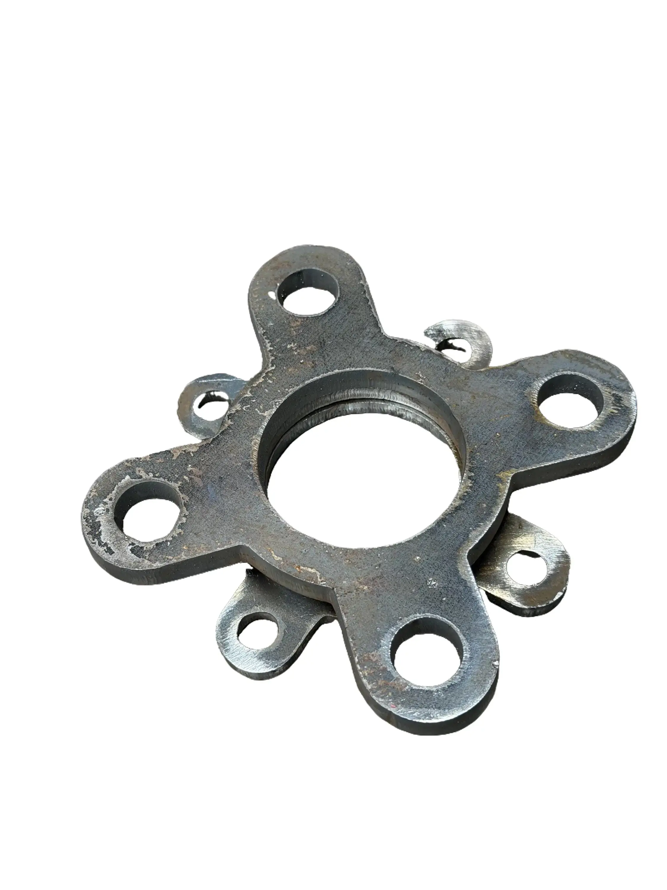 Set of 4 Heavy-Duty CNC-Cut Steel Wheel Spacers & Adapter Plates for Mini Bikes Custom Builds, Convert 3.5" to 4" Bolt Pattern