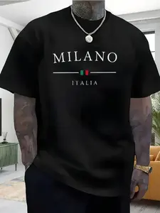 Men's Summer Lightweight T-Shirt, Round Neck Short Sleeve, Casual Outdoor Wear, Comfortable Daily Men's T-Shirt