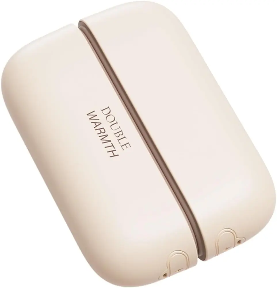 2-in-1 Magnetic Double Warmth Hand Warmer - 3-Second Rapid Heating Rechargeable Travel Warmer, USB-C Split Reusable Portable Pocket Heater for Christmas Golf Hunting, Tech Gifts for Outdoor Enthusiasts