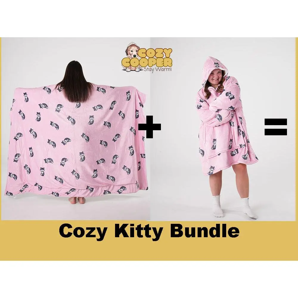 Hoodie/Blanket Cozy Kitty