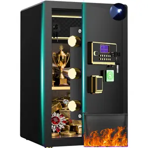 ACTIGER 5.2 Extra Large Thick Steel Safe Box with Digital Keypad, Electronic Lock, High Security Anti-Theft Protection, Smart Alarm System, Heavy Duty Steel, Inner Locking Cabinet for Home, Office, Valuables, and Documents