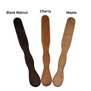 Sourdough Spurtle 11 Inch Medium Handcrafted Wood Stir Stick Non-Toxic Mason Jar Artisan Bread Tool Made in WI USA - Kitchen, Utensils long shovel