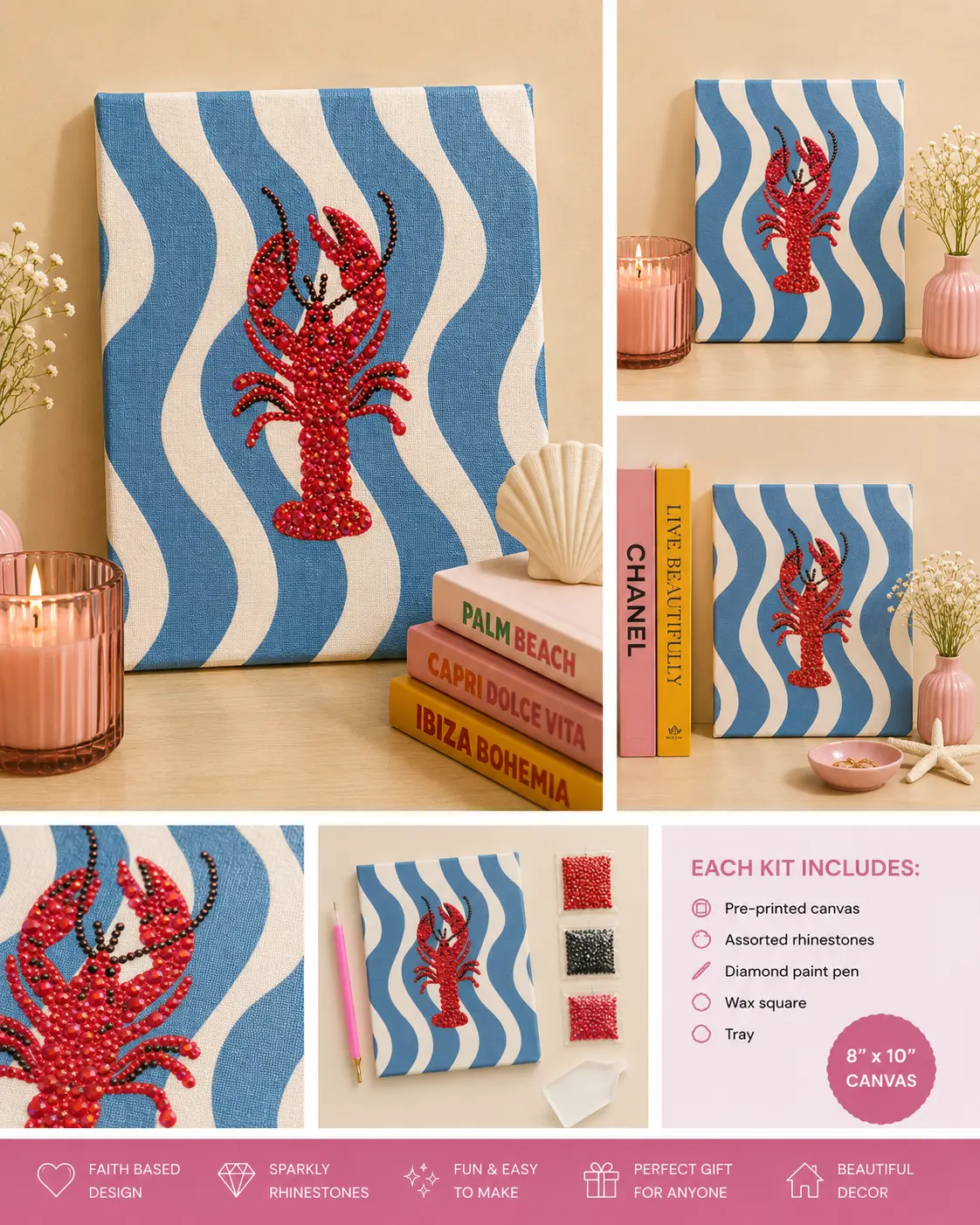 Lobster Bedazzle Kit