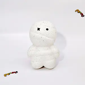 MHM Squishy Wind-Bread Buddy Stress Relief Toy - Sticky, Moist, Soft, Slow-Bouncing Foods Sensory Tool for Tactile Relaxation 9.65x6.89x4.13in
