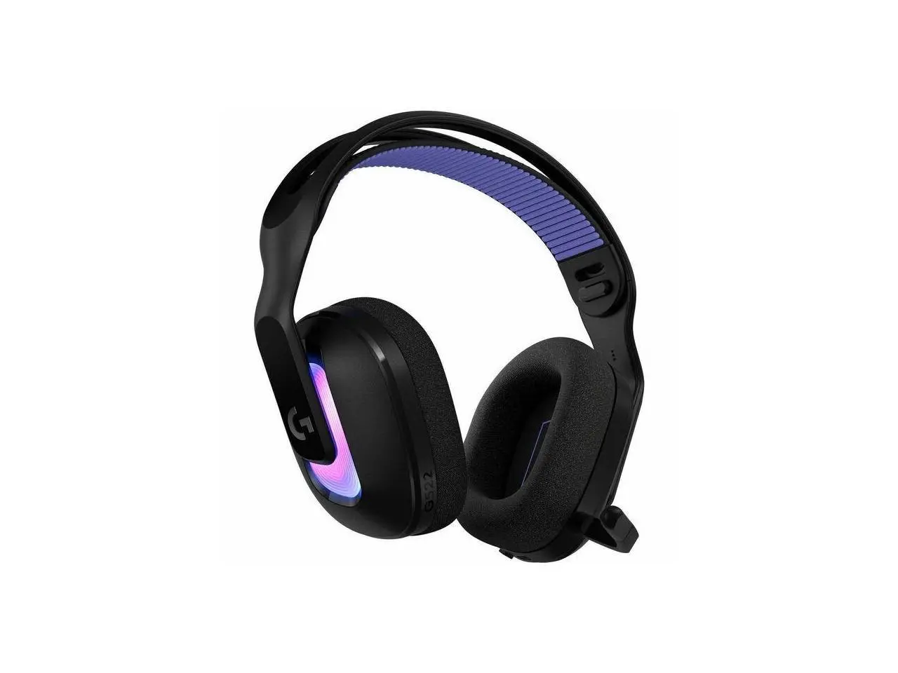 Logitech G G522 LIGHTSPEED Wireless Gaming Headset, Tri-Mode Connectivity (LIGHTSPEED, Bluetooth, USB), LIGHTSYNC RGB, Full-Bandwidth Mic, Advanced Synchronized Audio, PC/Mac/Console – Black