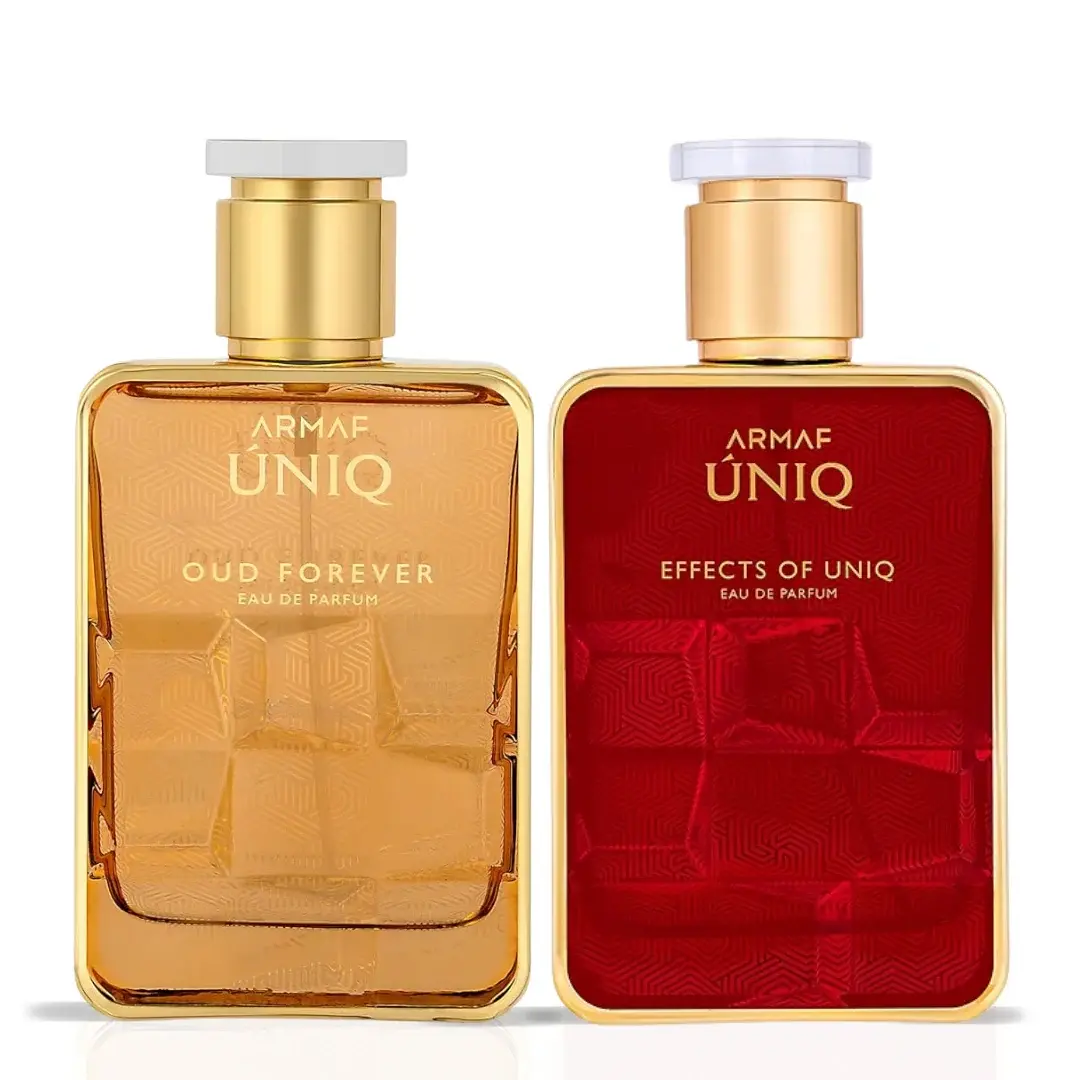 Effects Of Uniq & Uniq Oud Forever Eau De Parfum Spray 100ml (3.4 oz) By Armaf (Bundle)