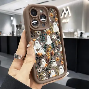 Ghostly GardenCase for iPhone 17 Air 16 15 14 Pro Max 13 12 11 XR XS Plus Shockproof Full Camera Protection Durable slim Silicone Cover