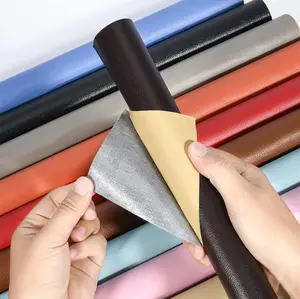 Peel-and-Stick Leather Repair Patch Roll, 20x54 Inch Self-Adhesive Vinyl Fabric Kit for Sofa, Car Seat, Couch, Waterproof Cuttable Leather Sticker for Home DIY