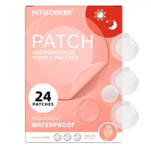 Hydrocolloid Acne Patches, 24pcs/box Invisible Acne Patches, Blemishes Pimples Covering Patch, Skin Care Acne Clearing Products for Women & Men