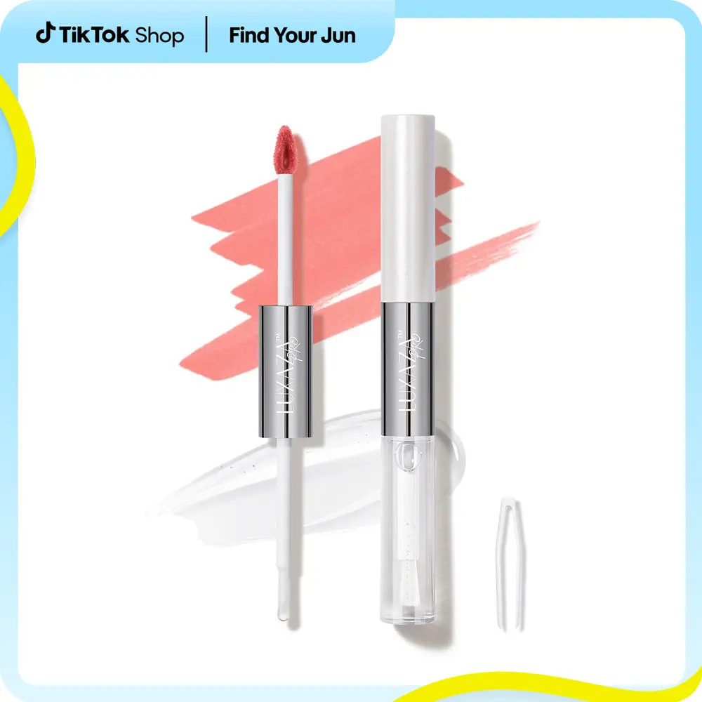 LUXAZA PRO 3 Colors Double-end Peel-off lip liner & lip oil #TikTokShopfalldealsforyou
