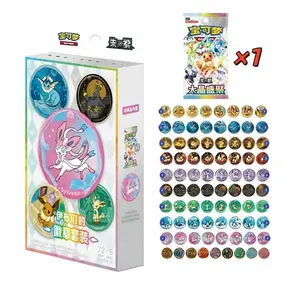 Pokemon TCG Terastal Festival Eevee Eeveelution Badge Pin Set