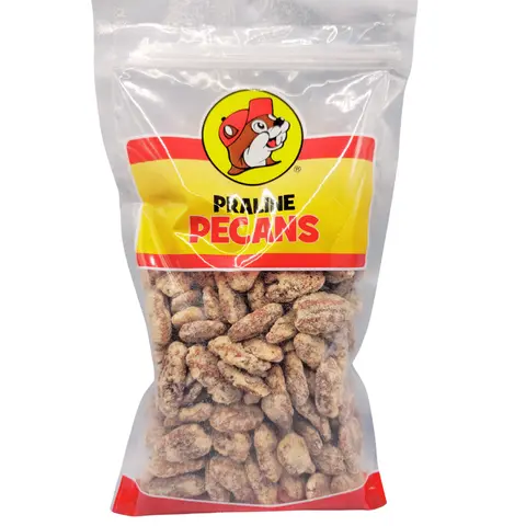 Buc-ee's Praline Pecans- 12 oz Bag of Sweet, Crunchy Protein Packed Nut Snacks Sugar Peanut