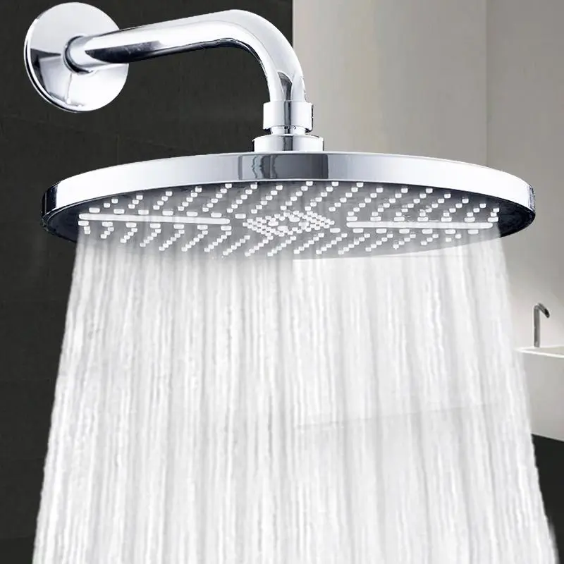 10 Inch Square Top Shower Head, High Pressure Bathroom Shower Tool, Fixed Shower, Rain Shower Head, Rainfall Shower Head, Universal Shower Head for Home Bathroom Showerhead