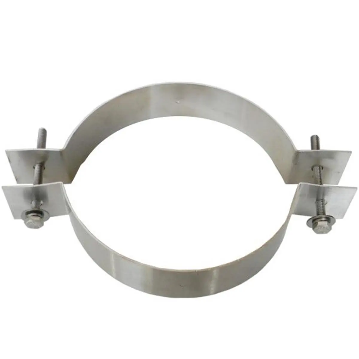 12 in. Armor Flex 304L Stainless Steel Rigid Support Clamp, Heavy-Duty Rigid Clamp for Plumbing, HVAC Installation