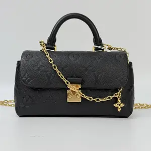 Pre-owned Louis Vuitton leather Crossbody Bags Nano Madeleine【BF 1U】