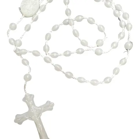 PLASTIC ROSARY: GLOW IN THE DARK