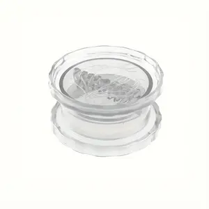 Transparent Manual Garlic Twist, Multi-Functional Garlic Mincer & Grinder for Garlic, Onion, Ginger, Herbs & Nuts, Impact Resistant Kitchen Gadget