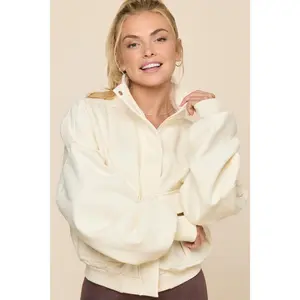 Cloud Bomber Jacket - Ivory