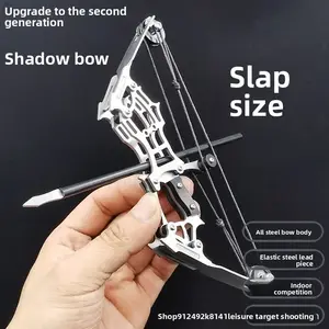 "Mini Compound Bow Pocket-Sized Archery Set - Full Steel Construction, Powerful Mini Bow for Indoor Shooting, Target Practice & Archery Enthusiasts, Compact Tactical Bow for Precision Shooting"