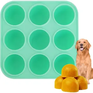 9Cavities    Mold for  Pupsicle & Power Chewer Pupsicle, Frozen   Molds for Making Refill  10-25lbs (Small)