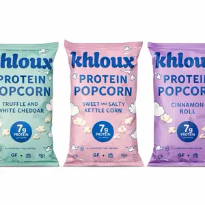 Kloux protein popcorn variety pack of 3