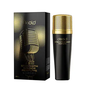 100ML Microphone-Shaped Perfume, Spicy Oriental Men's Fragrance, Gift Box Packaging, Ideal for Daily Use and Gifting