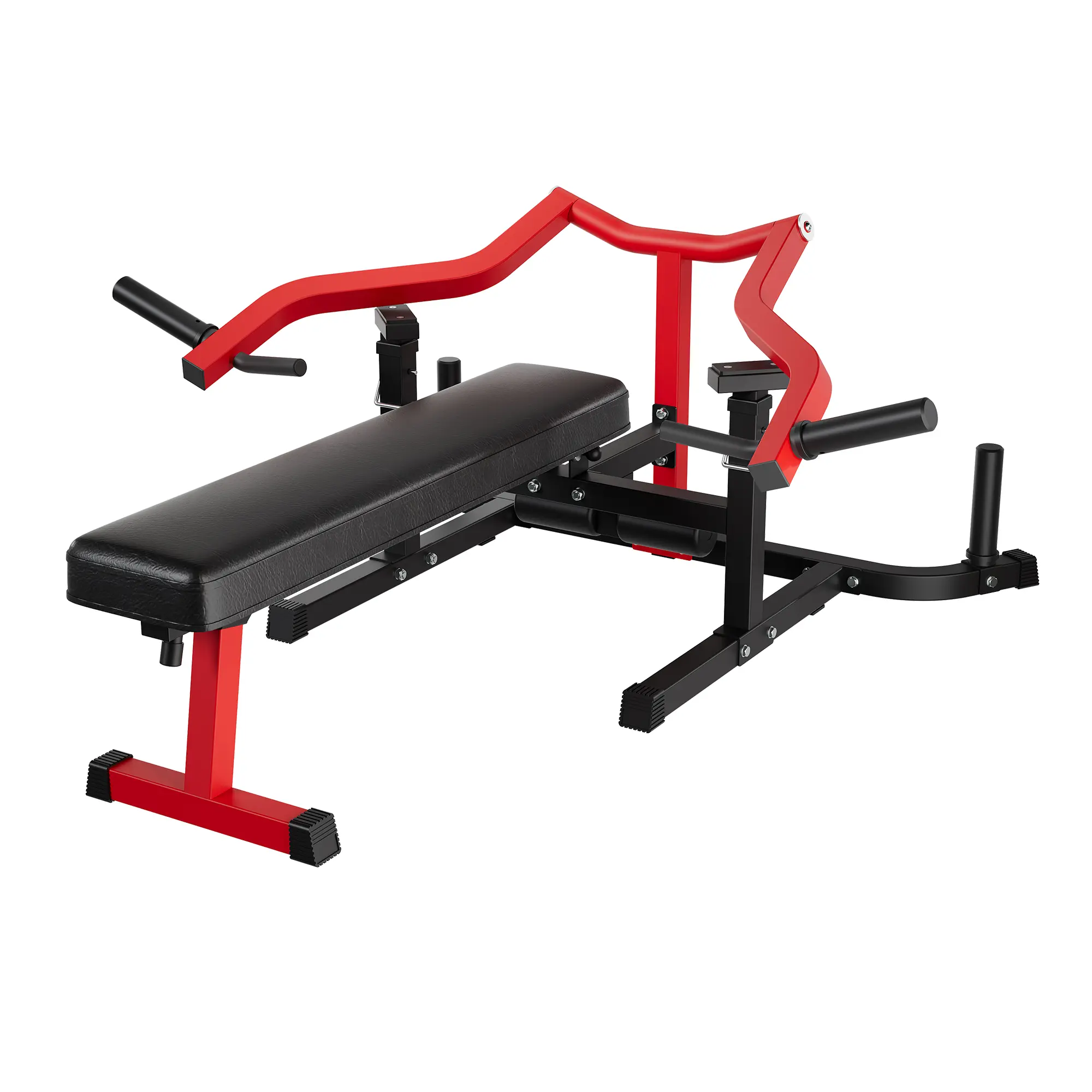3-in-1 Adjustable Chest Press & Bench Machine – Flat/Incline/Decline Strength Equipment with Independent Converging Arms, 450LBS Capacity – Home Gym Full Body Workout