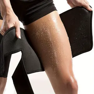 2 Thigh Shapers That Instantly Enhance Your Legs with Black Shaping Bands, Sports Thigh Sleeves - Adjustable Thigh Trimmers for Women!