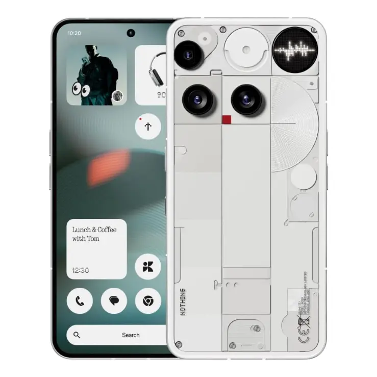 Nothing Phone (3) Cell Phone, 2025 New 5G Unlocked Phones 512GB, Android 15, Snapdragon 8s Gen4, AI Mobile Phones with Four 50MP Cameras & AMOLED Display, 5150mAh, Glyph Interface, Smartphone White summerwins