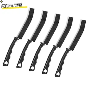 Multifunctional Crevice Cleaning Brush,Bathroom Cleaner Tools for Household Use, Kitchen, Window,Toilet,5 Pcs Crevice Cleaning Brush,
