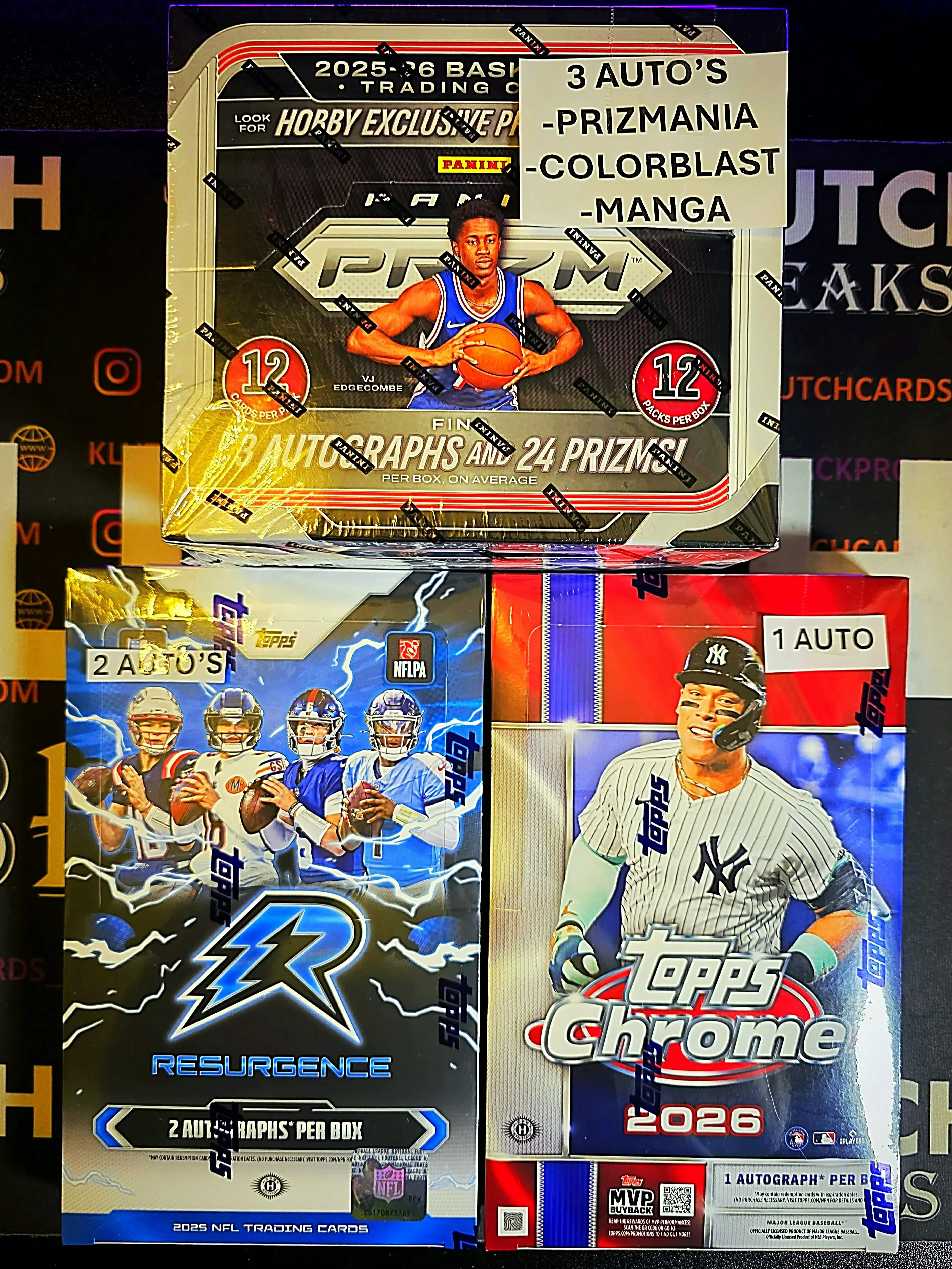 DOUBLE TEAM SPOTS - 3 HOBBY BOX BREAK
