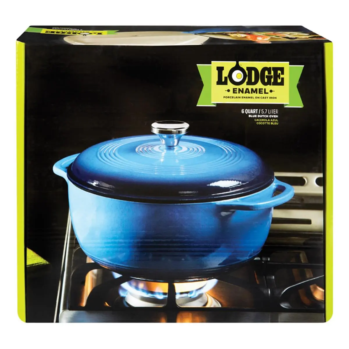 Lodge Manufacturing 6 qt. Blue Dutch Oven