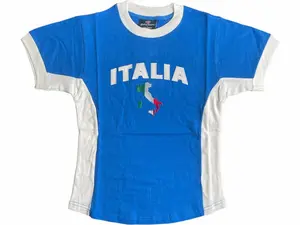 Italy Fitted Embroidered shirt, sporty style