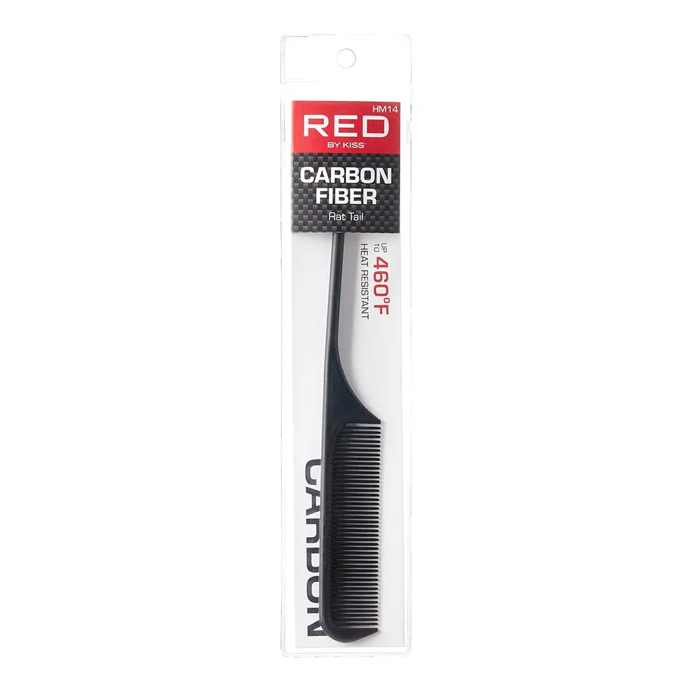 RED by KISS Carbon-Fiber Rat Tail Comb