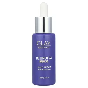 Olay Regenerist, Retinol 24, Night Serum, Fragrance-Free, 1.3 fl oz (40 ml)
